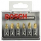 Набор бит Bosch PH1/2/3 TIN + держатель UH54, 25mm, 6 шт