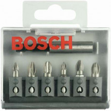 Набор бит Bosch PZ1/2/3 XH + держатель UH54, 25mm, 6 шт