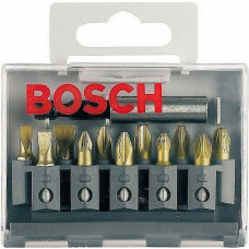 Набор бит Bosch PH/PZ/SL TIN + держатель, 25mm, 11 шт