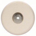 Войлочный полировальный круг с резьбой M 14 180 mm