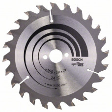 Пильный диск Optiline Wood 160 x 20/16 x 2,6 mm, 24