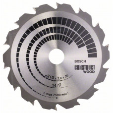 Пильный диск Construct Wood 210 x 30 x 2,8 mm, 14