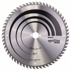 Пильный диск Optiline Wood 315 x 30 x 3,2 mm, 60