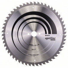 Пильный диск Optiline Wood 350 x 30 x 3,5 mm, 54