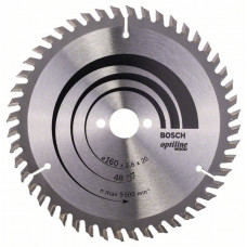 Пильный диск Optiline Wood 160 x 20/16 x 2,6 mm, 48