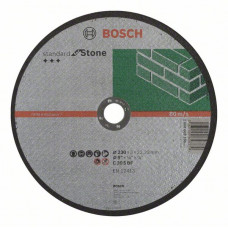 Отрезной круг, прямой, Standard for Stone C 30 S BF, 230 mm, 22,23 mm, 3,0 mm