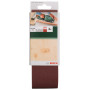 Набор из 3 шлифлент для ленточных шлифмашин Bosch, «красное» качество 100, без отверстий, на зажимах