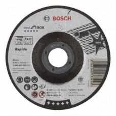 Отрезной круг Bosch Best for Inox по нержавейке 125x1,0 (выпуклый)