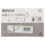 Свёрло по металлу HSS-R, DIN 338 Bosch 5.6x57x93мм
