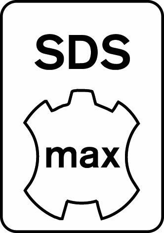 Полукруглое зубило SDS-max 300 x 26 mm