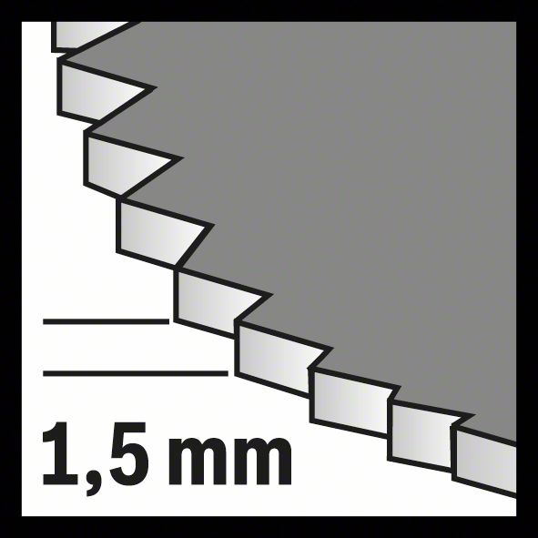 Сегментированный пильный диск BIM ACI 85 EB Multi Material 85 mm